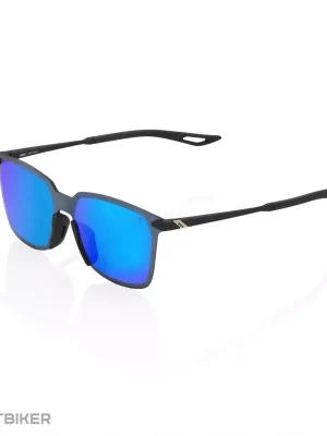 100% LEGERE Square brýle, Soft Tact Black/Blue Autentický