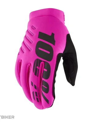 Víkendová Akce 100% Brisker rukavice, neon pink