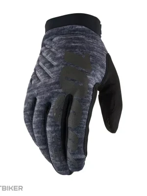 100% BRISKER rukavice, heather grey Oblíbený