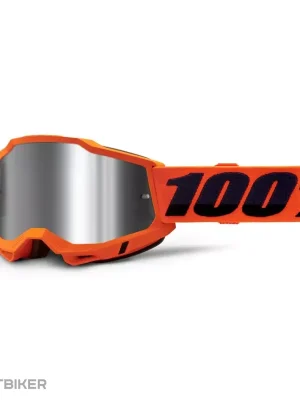 100% ACCURI 2 brýle, Neon/Orange/Mirror Silver Flash Lens Poslední Šance