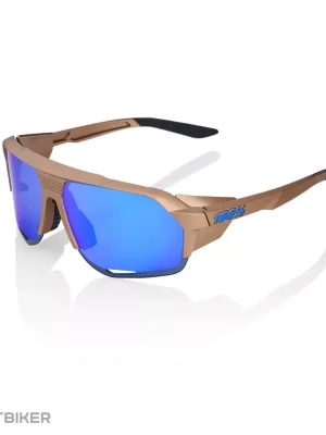Sleva 100% NORVIK brýle, Matte Copper Chromium/Blue Multilayer Mirror Lens