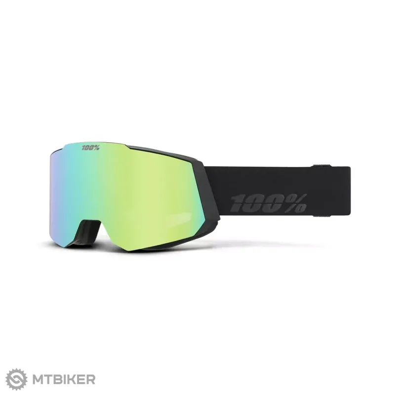 Jen Po Omezenou Doba 100% SNOWCRAFT HiPER brýle, Black/Green