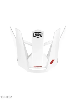 100% AIRCRAFT 2 náhradní kšilt, červená/bílá Must-Have