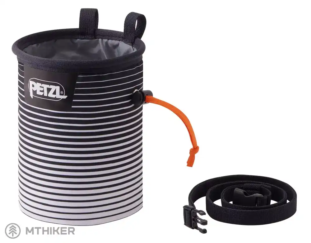 Novinka Petzl BANDI Sailor Stripes sáček na magnesium, černá/pruhy