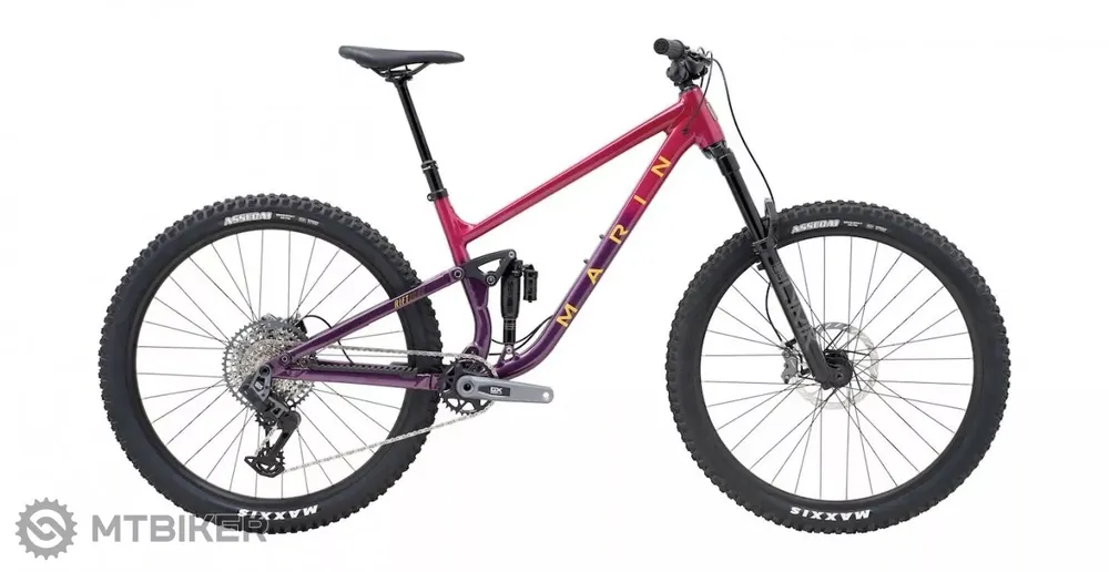 Aktuální Marin Rift Zone XR AXS 29 kolo, růžová/fialová/žlutá