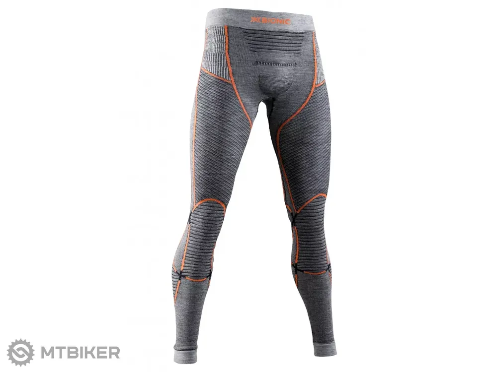 Značkový X-BIONIC MERINO spodky, černá/šedá/oranžová