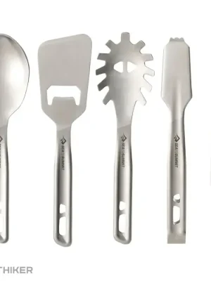 Sea to Summit Detour Stainless Steel Utensil Set kempinkový příbor, šedá Cenově Výhodný