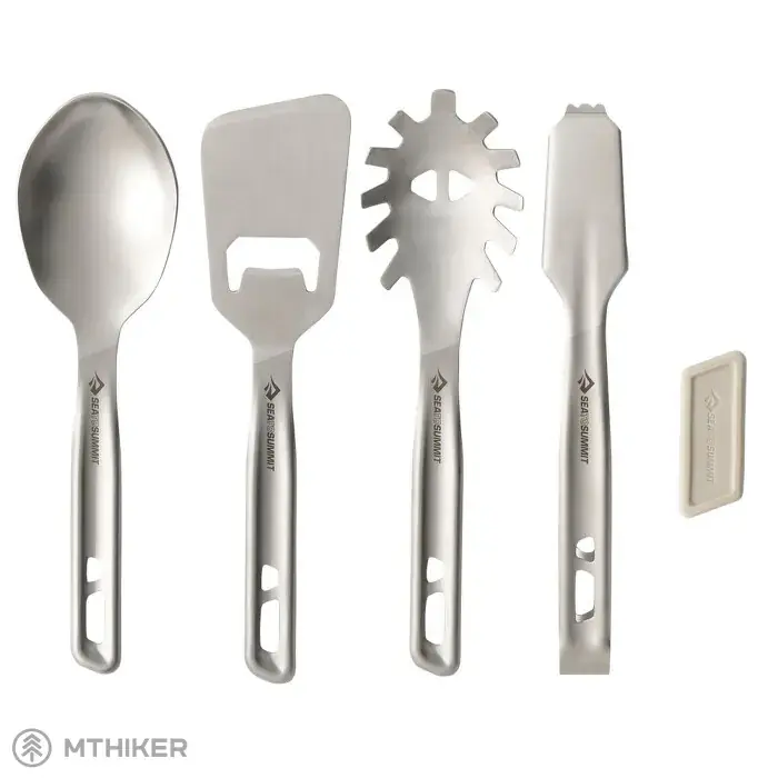 Sea to Summit Detour Stainless Steel Utensil Set kempinkový příbor, šedá Cenově Výhodný