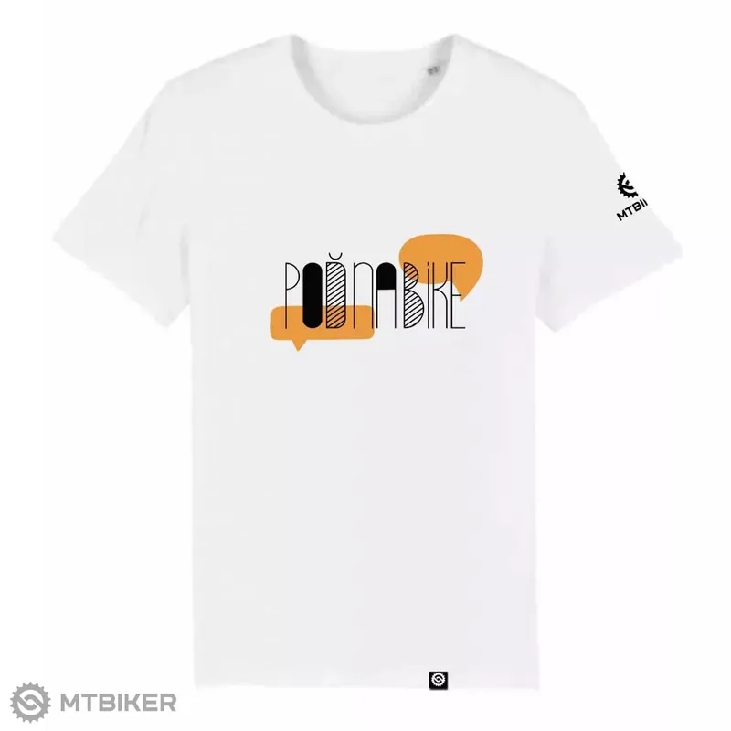 Poslední Šance MTBIKER POĎ NA BIKE tričko, bílé