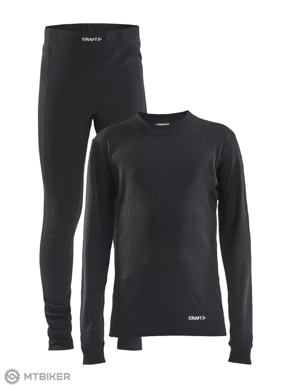 Craft CORE Dry Baselayer dětský set, černý Výprodej