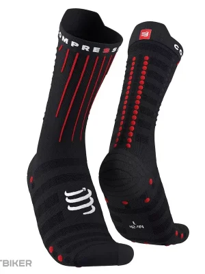 COMPRESSPORT Aero ponožky, černá/červená Akční Cena