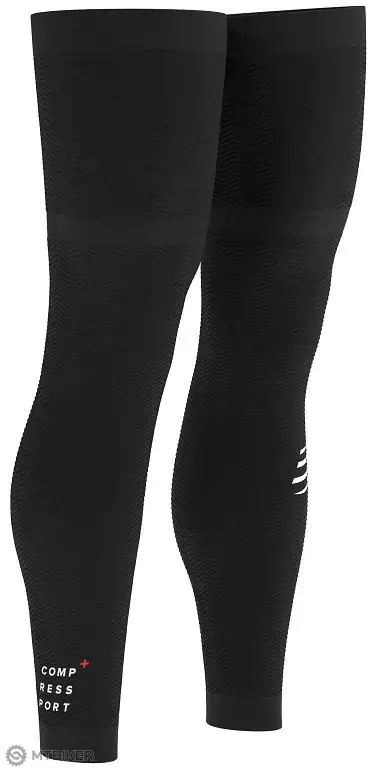 COMPRESSPORT Full Legs návleky na nohy, černá Oblíbený