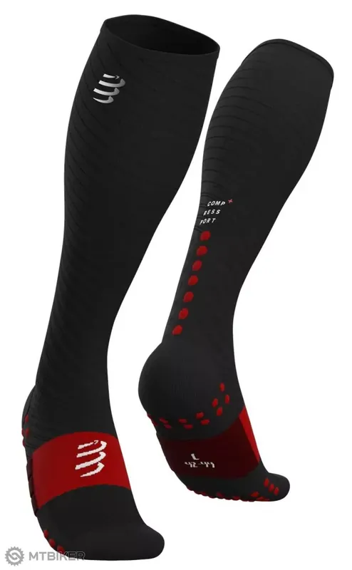 COMPRESSPORT Full Recovery podkolenky, černá Vysoce Kvalitní