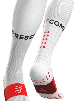 Cenově Výhodný COMPRESSPORT Full Run podkolenky, bílé