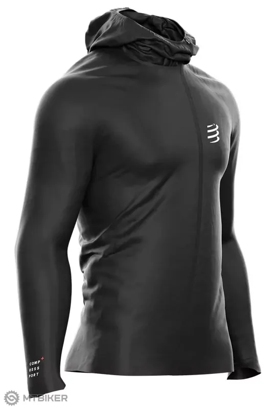 COMPRESSPORT Hurricane Waterproof bunda, černá Ověřený