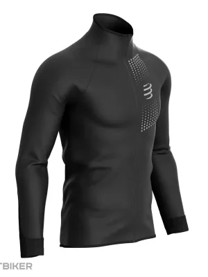 COMPRESSPORT Hurricane Windproof bunda, černá Finální Výprodej