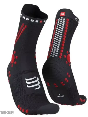 Sleva COMPRESSPORT Pro Racing V4.0 Trail ponožky, černá/červená