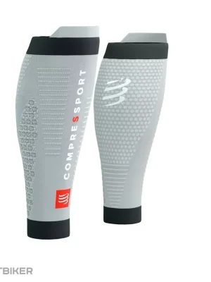 COMPRESSPORT R2 3.0 návleky na lýtka, grey melange/black Must-Have