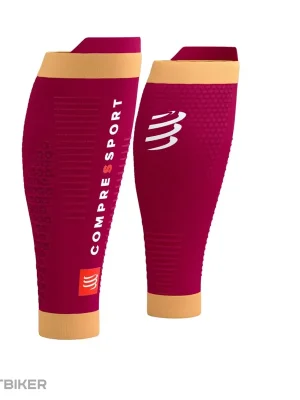 Omezená Nabídka COMPRESSPORT R2 3.0 návleky na lýtka, persian red/blazing orange