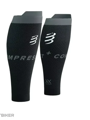 COMPRESSPORT R2 Oxygen návleky na lýtka, black/steel grey Cenově Výhodný