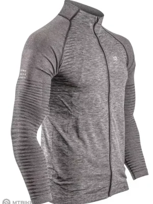 Oblíbený COMPRESSPORT Seamless mikina, grey melagne