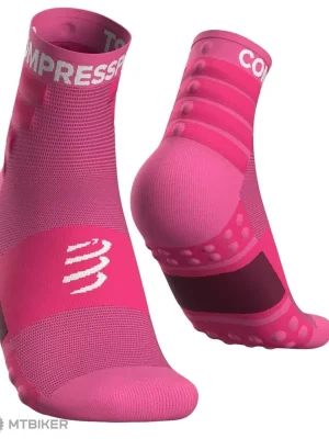 Akce COMPRESSPORT Training ponožky, 2 páry, růžová