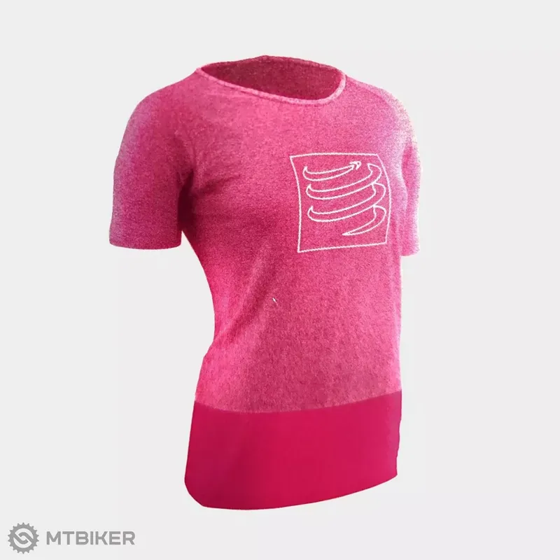 Akční Cena COMPRESSPORT Training v1 dámské tričko, Pink Melange
