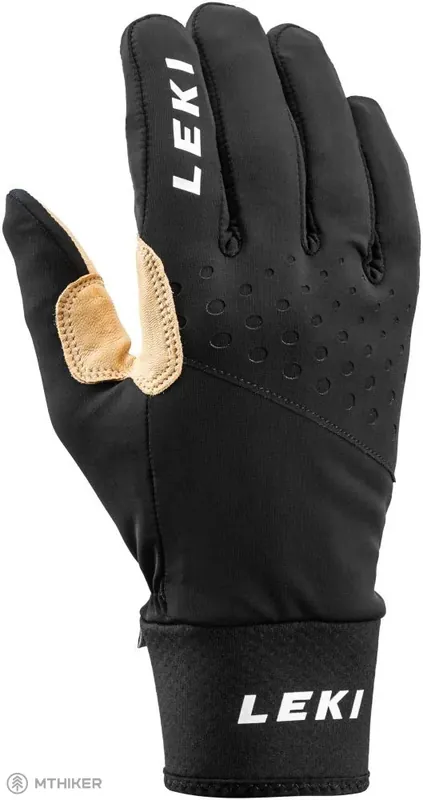 Originální LEKI Nordic Race Premium rukavice, black/sand