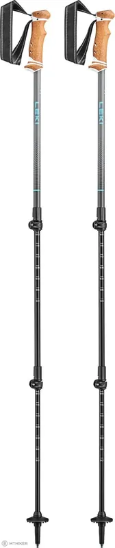 Akce LEKI Lhasa hole, 90 - 125 cm, mint-dark anthracite-white