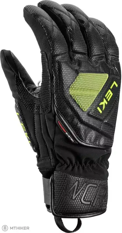 Akční Nabídka LEKI WCR C-Tech rukavice 3D, black/ice lemon