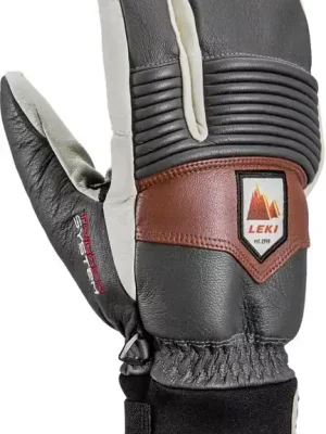 Akce LEKI Patrol 3D Lobster rukavice, grafit/off white/maroon