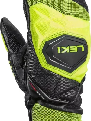Zlevněný LEKI WCR Venom 3D dětské rukavice, black/ice lemon