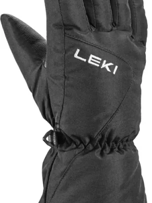 LEKI Nevio Junior dětské rukavice, černá Speciální Cena