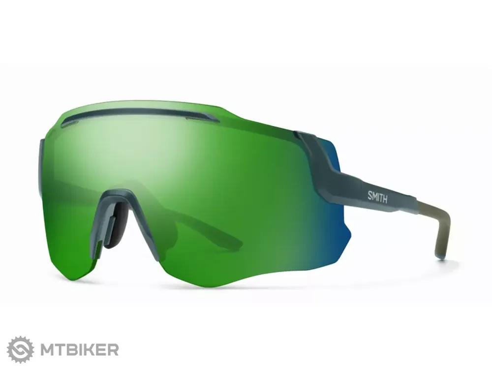 Smith Momentum brýle, matte stone/moss/ChromaPop green mirror Hit Sezóny