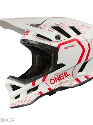 Cenově Výhodný O‘NEAL BLADE STRIKE přilba, bílá/červená