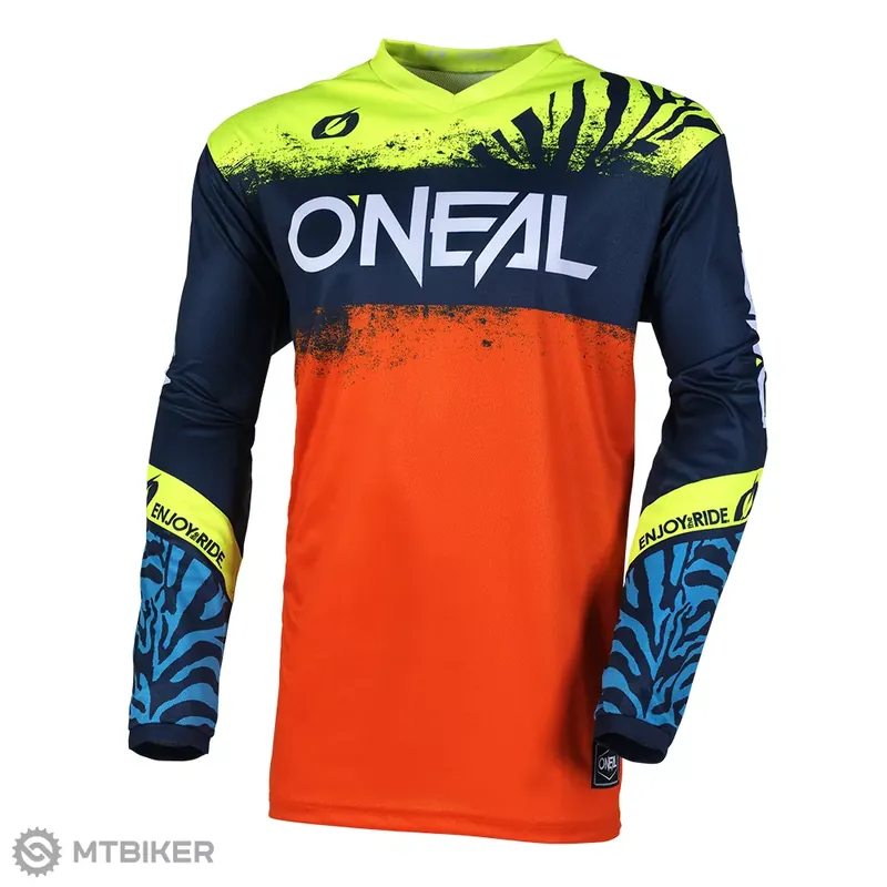 O‘NEAL ELEMENT SHOCKER dětský dres, modrá/oranžová Časově Omezené