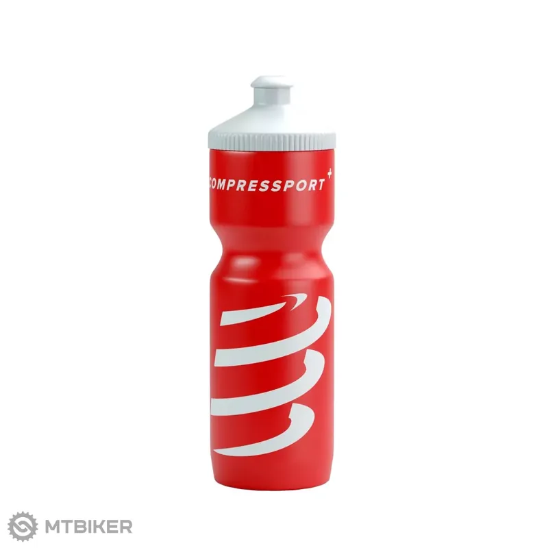 Finální Výprodej COMPRESSPORT Bio Cycling láhev, 500 ml, červená/bílá