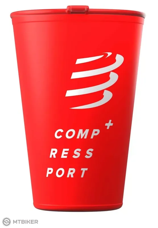 Rychlé Dodání COMPRESSPORT Fast sklenice, 200 ml, červená