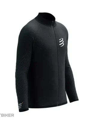 COMPRESSPORT Seamless Zip v2 mikina, černá melange Novinka