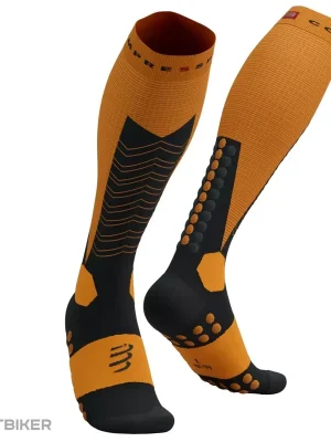 Výhodná Nabídka COMPRESSPORT Ski Mountaineering Full podkolenky, podzimní glory/black