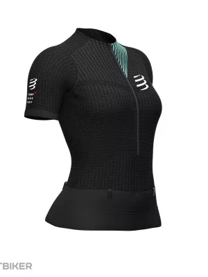 Novinka COMPRESSPORT Trail Postural dámský dres, black/cockatoo