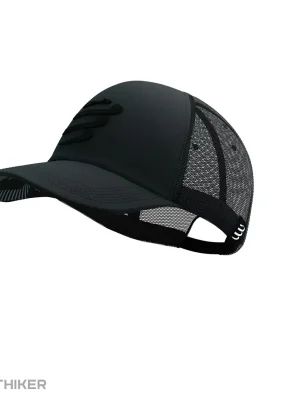 Rychlé Dodání COMPRESSPORT Trucker kšiltovka, black/black reflective