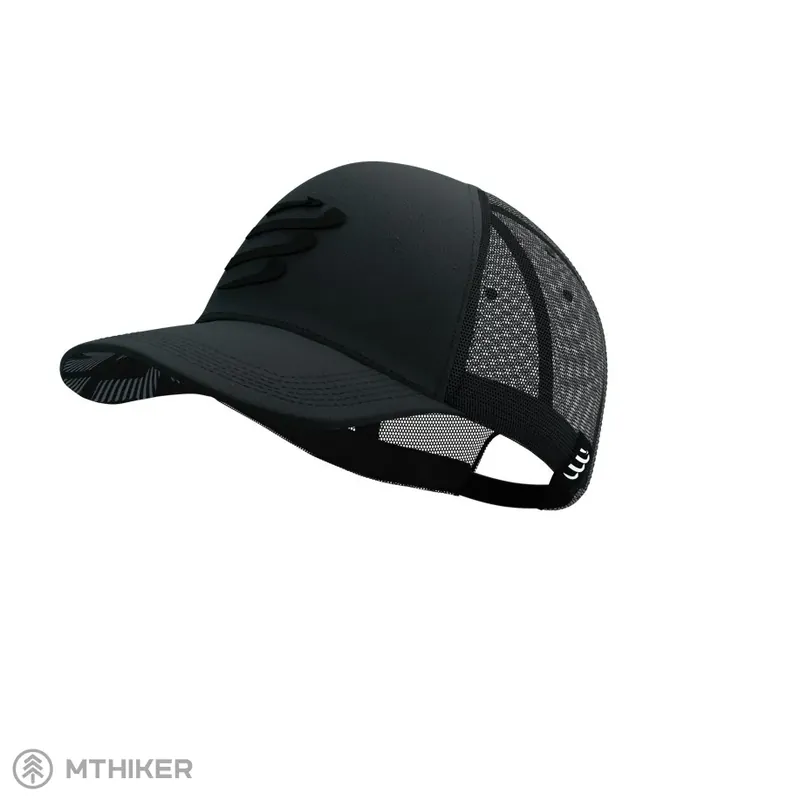 Rychlé Dodání COMPRESSPORT Trucker kšiltovka, black/black reflective