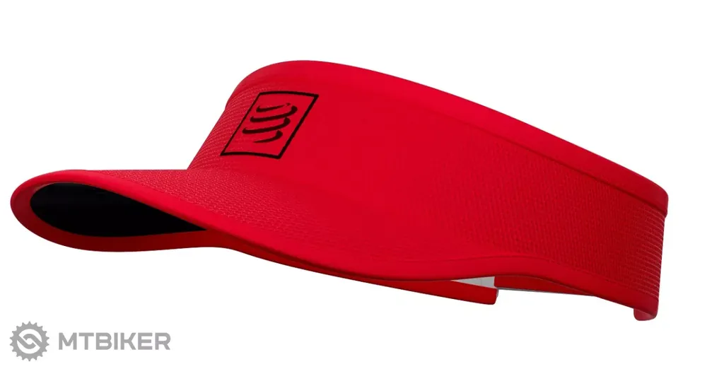 Vrácení Zdarma COMPRESSPORT Visor kšiltovka, červená/černá