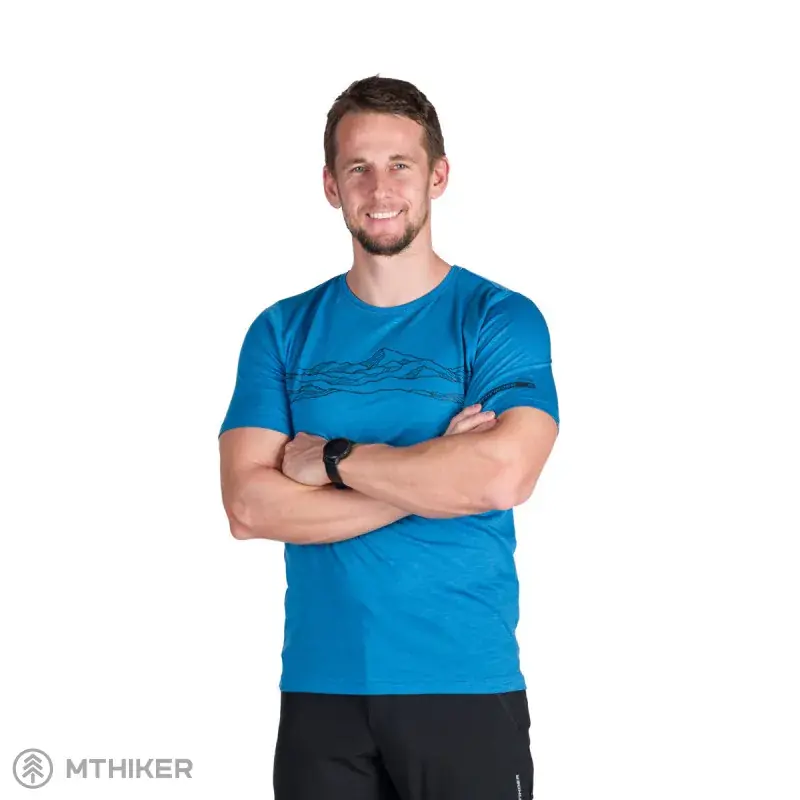 Northfinder RAINER tričko, modrá Akční Cena