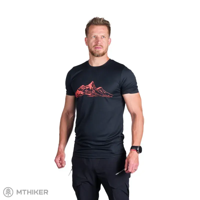 Northfinder NICLAS triko, černá Vrácení Zdarma