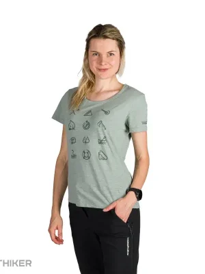 Northfinder CANDICE dámské triko, lightgreen Jen Po Omezenou Doba