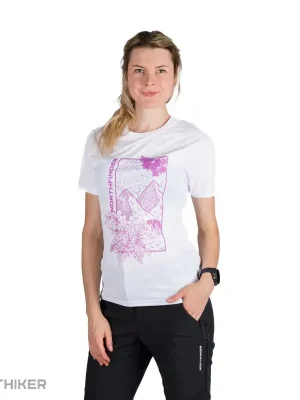 Rychlé Dodání Northfinder CASSIE dámské tričko, bílá