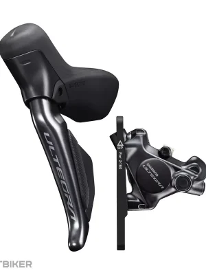 Koupit Online Shimano Ultegra ST-R8170/BR-R8170 Di2 řazení/hydr. brzda, levá, 2x12, Flat Mount, had. 1 000 mm