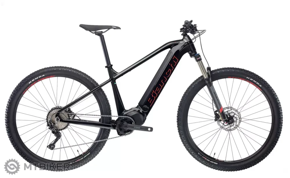 Levný Bianchi T-Tronik Sport 9.2 Altus 29 elektrokolo, černá/červená